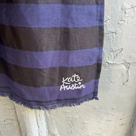 Kate Austin Cotton Striped Scarf, size 60” x 15” - Picture 5 of 8